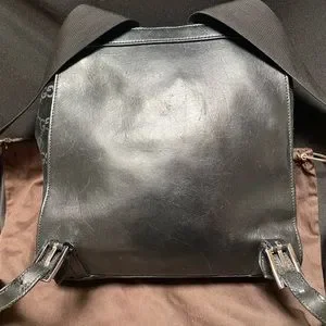 Gucci jackie backpack suede leather flap black Gucci Black Suede Jackie Bag – Treasures of NYC main image 4